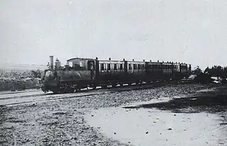 Train en gare du Loroux-Bottereau.