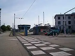 Le dépôt de la CTS.