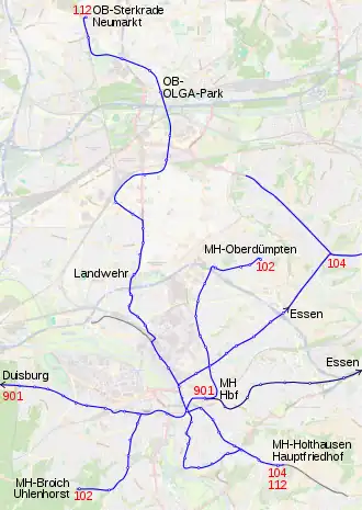 Image illustrative de l’article Tramway de Mülheim an der Ruhr