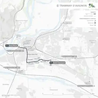 Image illustrative de l’article Tramway d'Avignon