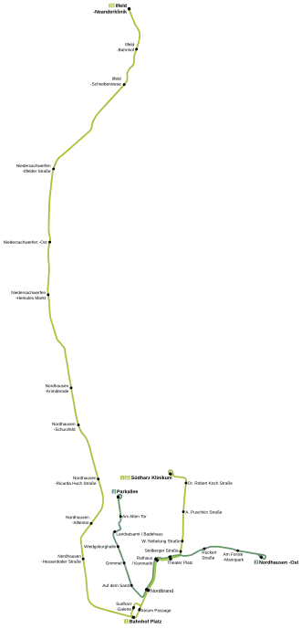 Image illustrative de l’article Tramway de Nordhausen