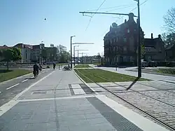 Voies du tramway dans le Port autonome de Strasbourg