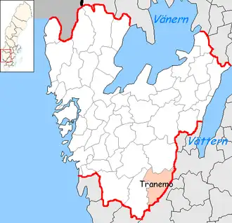 Localisation de Tranemo