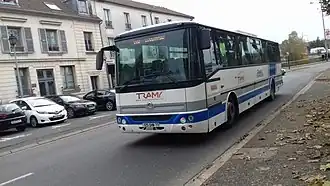 Irisbus Axer 12M C956.10.1074 no 10717 du réseau Tramy à Meaux.