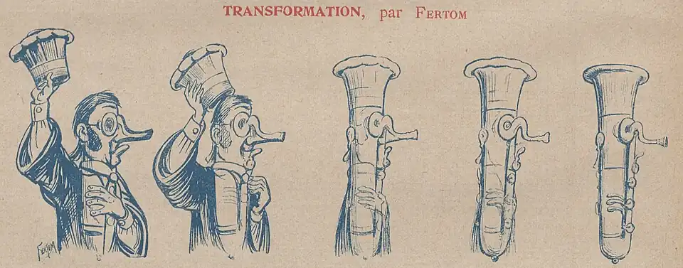 « Transformation » (Miousic, 1er janvier 1905).