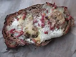Tartine de la cuisine alsacienne.