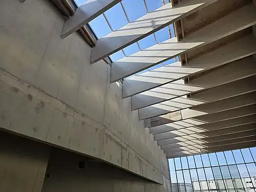 Jointure des deux bâtiments.