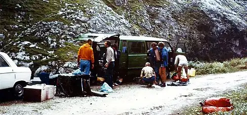 Camp de base du Puente de la Jaya (alt. 220 m) dans les gorges du Cares.