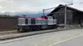 Locomotive Am 4/4 n°705 en gare de Orbe