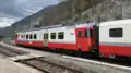 Automotrice RBDe 4/4 n°174 en gare de Vallorbe