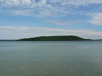 Île Treasure vue du sud