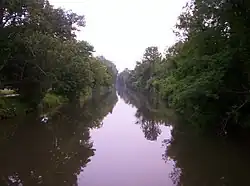 Berge d'un ancien canal (Delaware et Raritan, New Jersey).