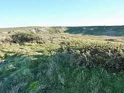 Dunes de Léhan : creux dans la dune dû à d'anciennes extractions de sable qui l'ont considérablement fragilisée.