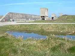 Tréguennec : le camp Todt vu de la carrière communale