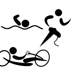 Pictogramme Triathlon