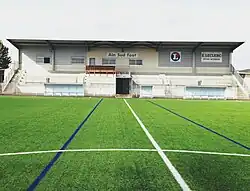 La tribune du Stade du Forum.