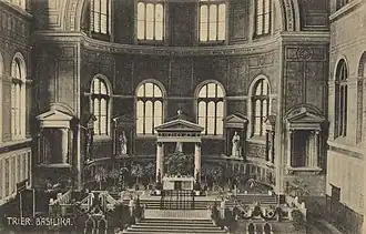 Vue de la décoration intérieure du XIXe&nbsp;siècle.