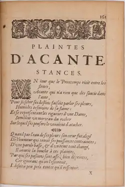 Image illustrative de l’article Plaintes d'Acante