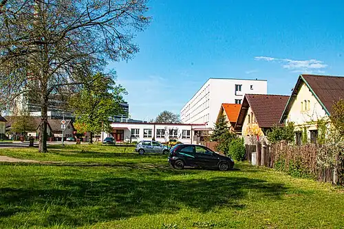 Rue Obránců míru.