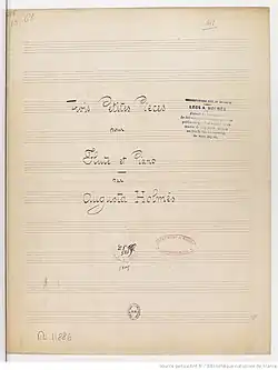 Couverture du manuscrit