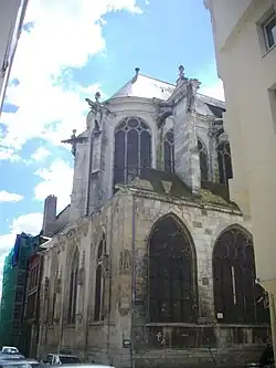 Chevet de l'église Saint-Pantaléon.