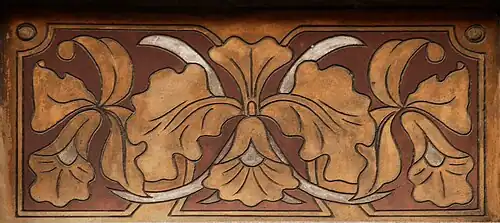 Sgraffite du no&nbsp;17 rue Renée Prinz à Jambes(architecte Charles Trussart)