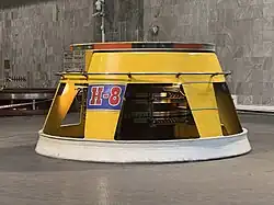 Une des turbines du barrage de Hòa Bình.