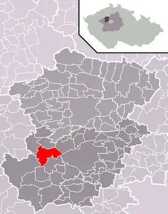 Localisation de Tuchlovice