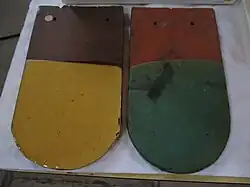 Tuiles de clocher comtois.