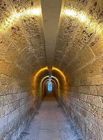 Tunnel de Laspécès (après sa rénovation de 2021), lieu du meurtre de Johanna Blanes en 2019.