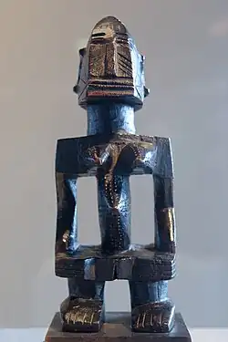 Statuette féminine du peuple turka ou sénoufo, région sud-ouest du Burkina Faso, XIXe siècle.