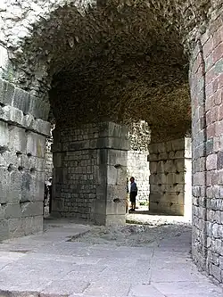 Voûtes subsistantes du bâtiment circulaire