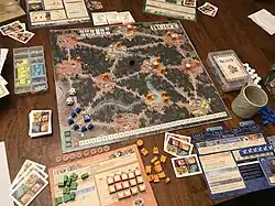 Description de l'image Turn 1 in board game Root.jpg.