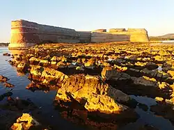 La forteresse Saint Nicolas à Šibenik. Janvier 2020.