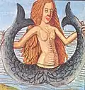 La sirène à double queue, par Johannes Cuba, v. 1501.