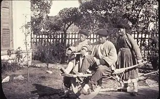 Brouette à Changde vers 1900.