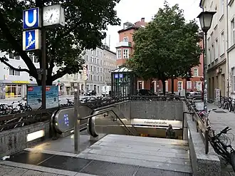 Image illustrative de l’article Fraunhoferstraße (métro de Munich)