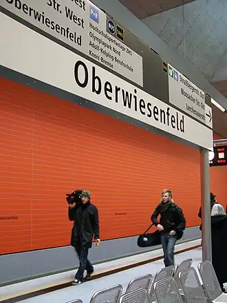 Image illustrative de l’article Oberwiesenfeld (métro de Munich)