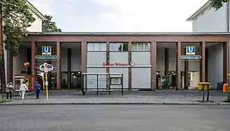 L'entrée de la Riemeisterstraße