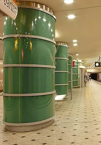 Les quais de la ligne 9.