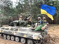 En septembre 2022 sur un BMP-1,