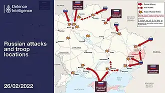 Situation au 26 février 2022