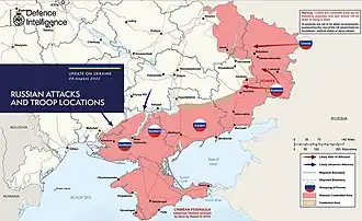 Situation au 8 août 2022