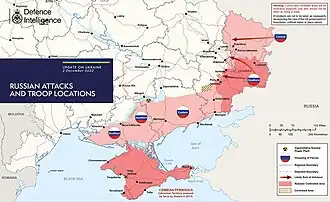 Situation au 2 décembre 2022