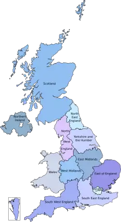 Circonscriptions britanniques aux élections européennes