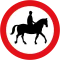 Chevaux interdits