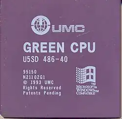 Processeur UMC Green CPU