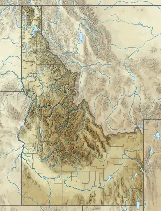 Voir sur la carte topographique de l'Idaho