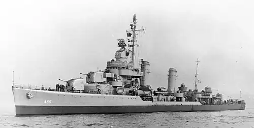 illustration de USS Hambleton (DD-455)