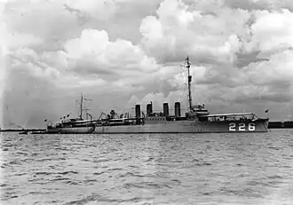 illustration de USS Peary (DD-226)